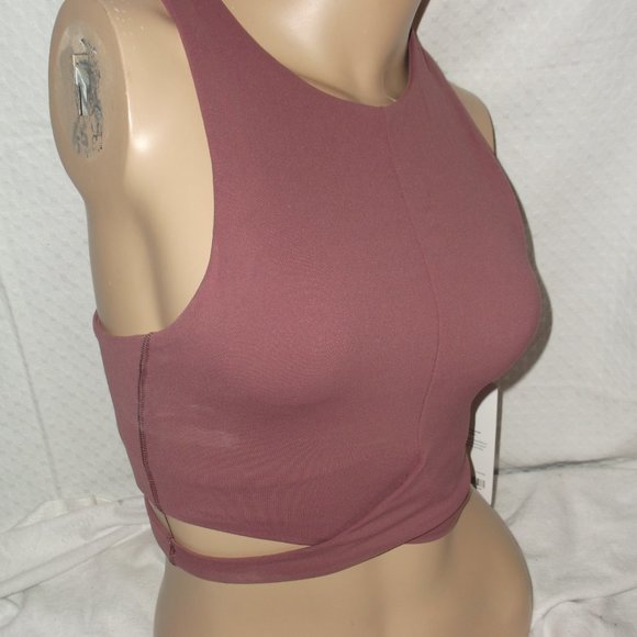 NWT - Athleta Conscious Cut Out Crop Sports Bra - Picture 4 of 13